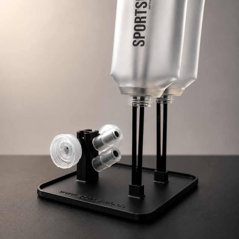 Soporte de secado para soft flasks
